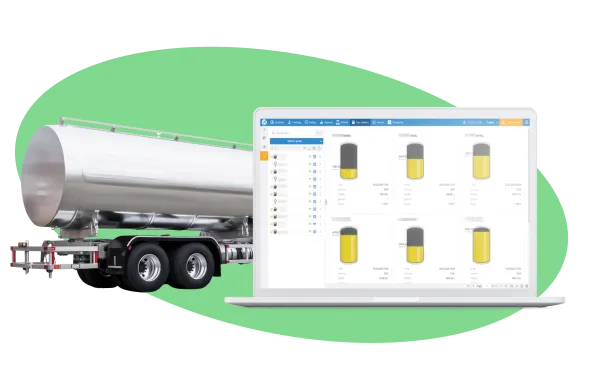 Mobile Tanker truck level gauging